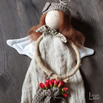 lniany anioł linen angel