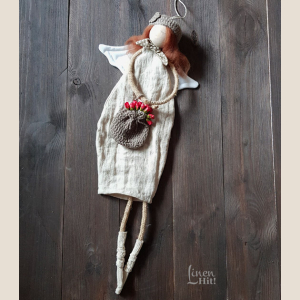 lniany anioł linen angel