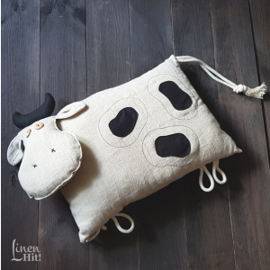 lniana krowa linen cow