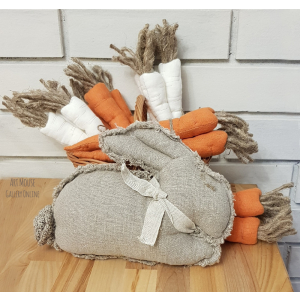 lniany królik linen rabbit