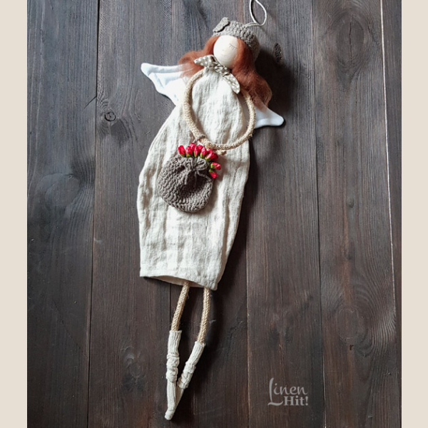 lniany anioł linen angel