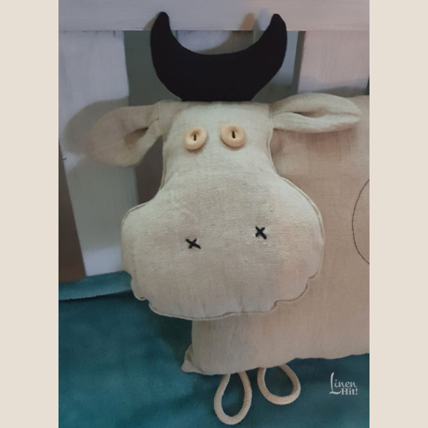 lniana krowa linen cow