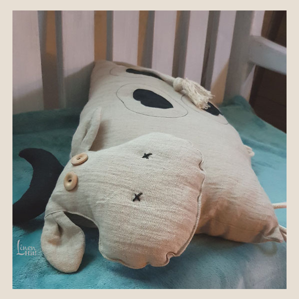 lniana krowa linen cow