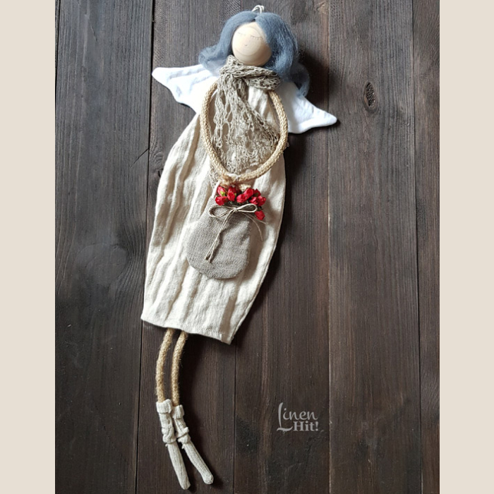 lniany anioł linen angel