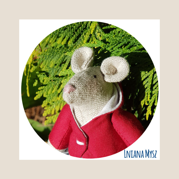 Lniana Mysz Linen Mouse