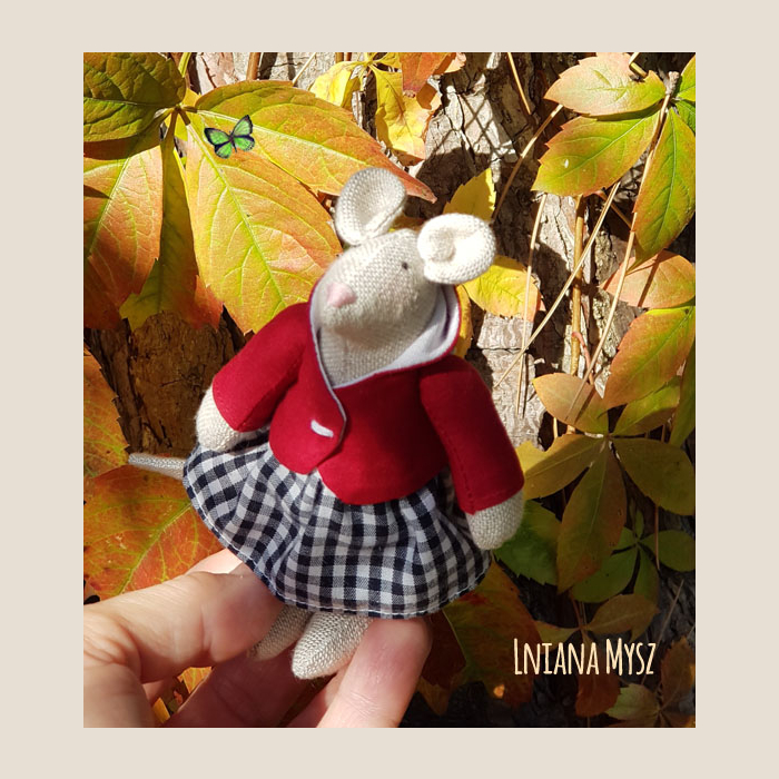 Lniana Mysz Linen Mouse