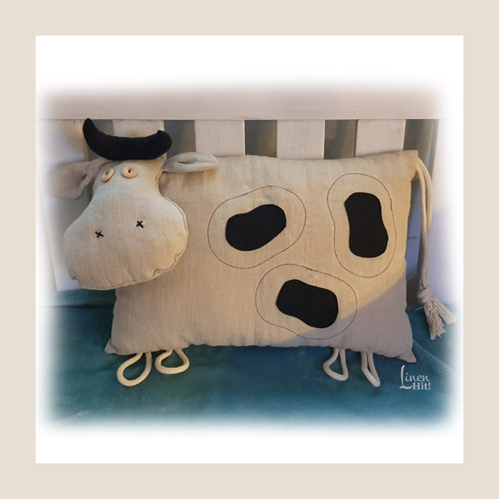 lniana krowa linen cow