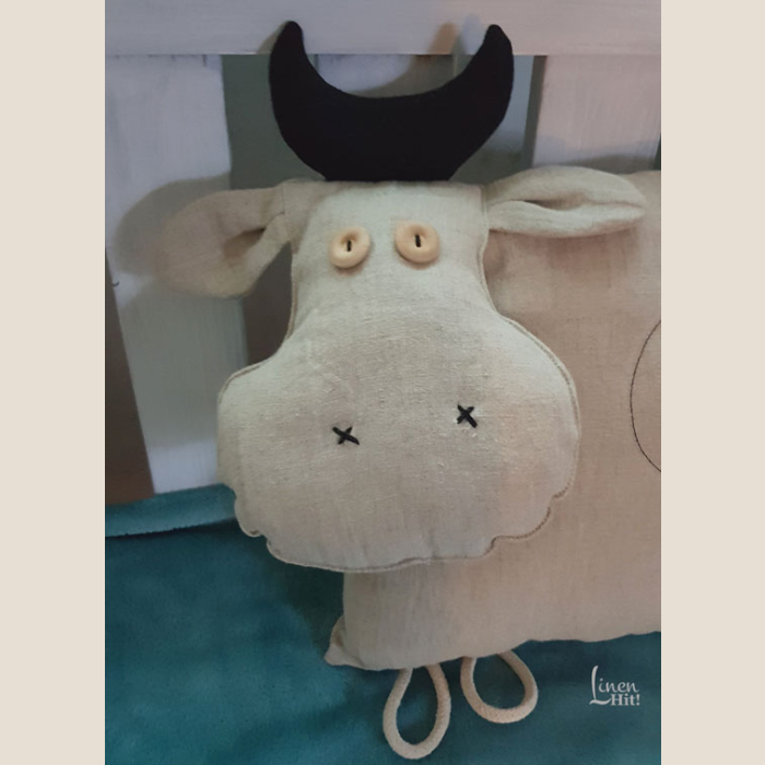 lniana krowa linen cow