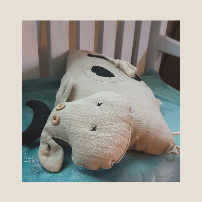 lniana krowa linen cow