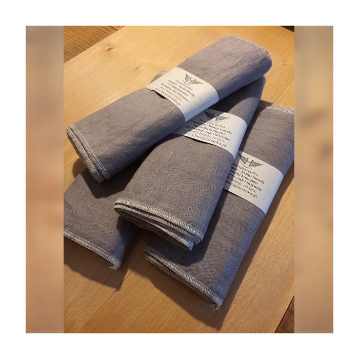 mini ręczniki konopne, mini hemp towel.
