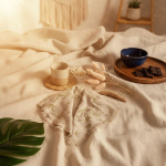 Bandana Konopna Sielski Luksus Styl Island Lux & Liście Konopi