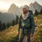 Bandana Konopna Szara Niebarwiona