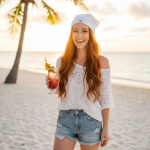 Bandana Konopna Biała