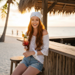 Bandana Konopna Biała