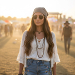 Bandana Konopna Khaki