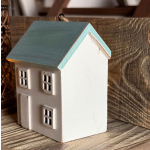 Drewniany Domek Samotnika Latarenka Led Dekoracja