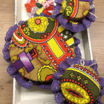 3 Kapturki na Salaterkę i Słoiki Energia Koloru w Stylu Vintage na Prezent