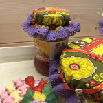 3 Kapturki na Salaterkę i Słoiki Energia Koloru w Stylu Vintage na Prezent