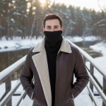 Czarny Komin Konopno-Bawełniany Oddychający