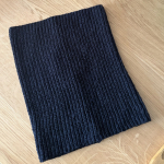 Czarny Komin Konopno-Bawełniany Oddychający