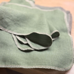 Zielone Mini Ręczniki Lniane