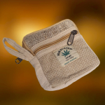 Portfel Konopny Etniczna Saszetka na Suwak Natura