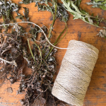 Sznurek Lniany Naturalny do Ziół i Kadzideł