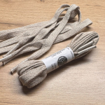 Płaskie Sznurówki Lniane Melanż 120 cm Weeds Fashion