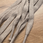 Płaskie Sznurówki Lniane Melanż 120 cm Weeds Fashion