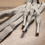 Płaskie Sznurówki Lniane Melanż 120 cm Weeds Fashion