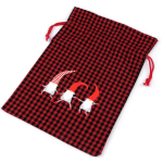 Woreczek Prezentowy Bawełniany w Kratkę