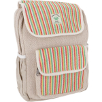 Plecak Konopny w Kolorowe Paski, hippie backpack.