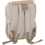 Plecak Konopny w Kolorowe Paski, hippie backpack.