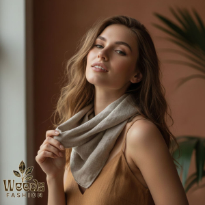 Bandana Konopna Szara Niebarwiona