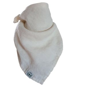 Bandana Konopna Kremowa