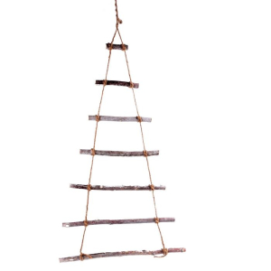 Choinka Drewniana do Zawieszenia i Dekoracji