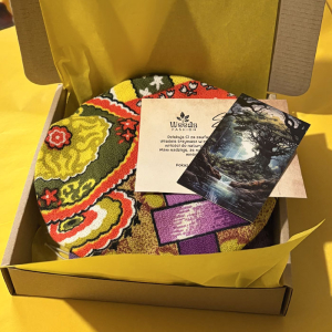 3 Kapturki na Salaterkę i Słoiki Energia Koloru w Stylu Vintage na Prezent