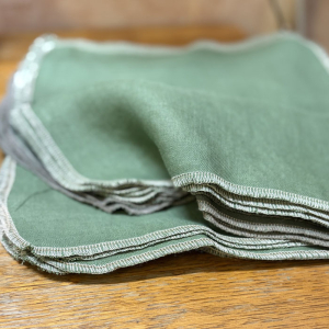 Zielone Mini Ręczniki Lniane