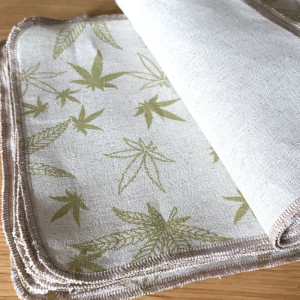 Mini Ręczniki Bawełniano Konopne wielorazowego użytku