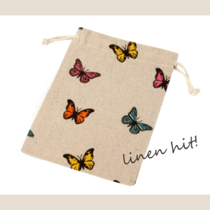 woreczki lniane, linen bags, linen hit.