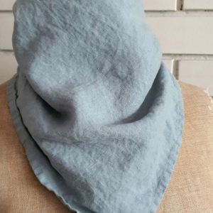 Bandana Konopna Szaro Niebieska