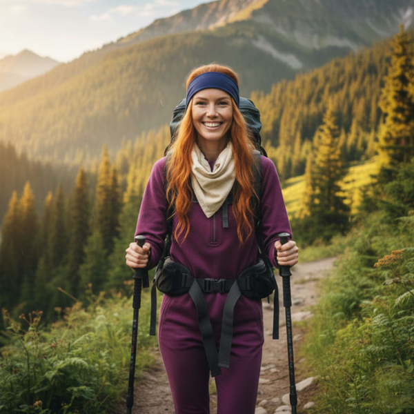 Bandana Konopna Kremowa