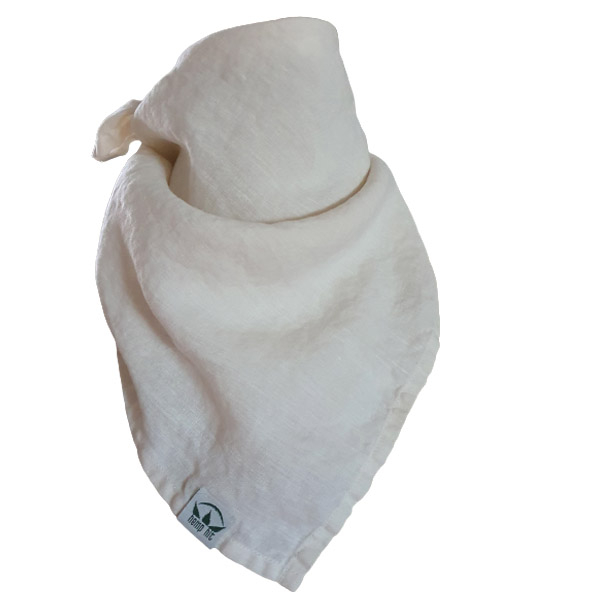 Bandana Konopna Kremowa