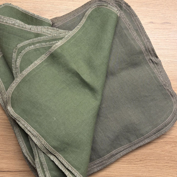 Zielone Mini Ręczniki Lniane