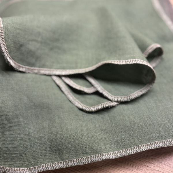 Zielone Mini Ręczniki Lniane