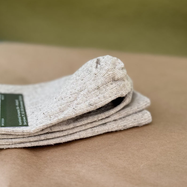 Skarpety Konopno Bawełniane, hemp socks.