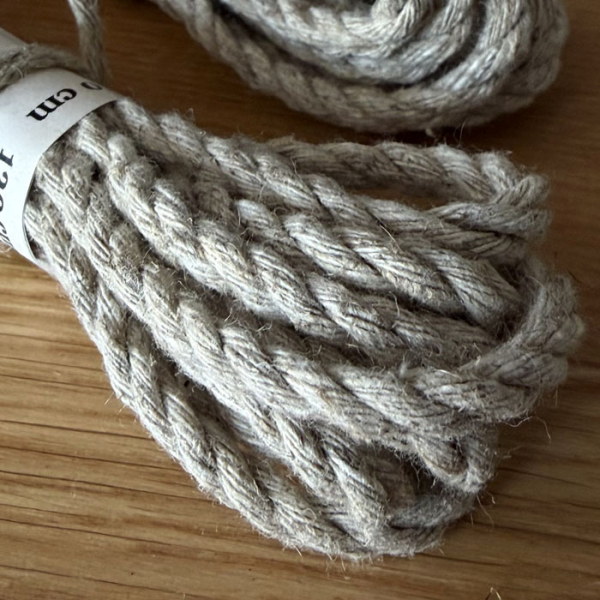 Sznurówki Konopno Bawełniane Skręcane 120 cm Rękodzieło z Charakterem