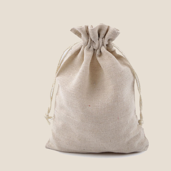 woreczek lniany na prezent, linen bag.