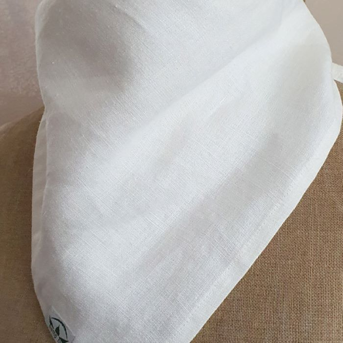Bandana Konopna Biała