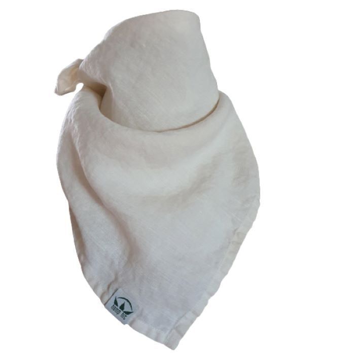 Bandana Konopna Kremowa